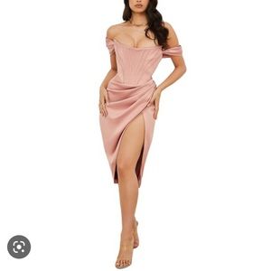 Corset dress, baby pink, size XS, NWT